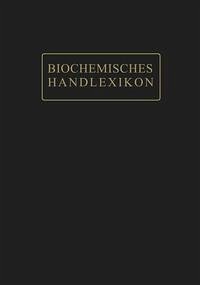 Cover Biochemisches Handlexikon (eBook, PDF)