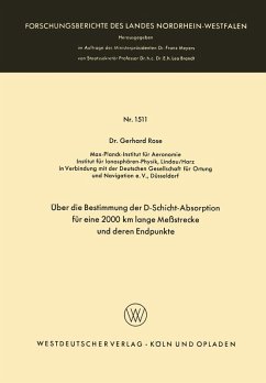 Cover Über die Bestimmung der D-Schicht-Absorption für eine 2000 km lange Meßstrecke und deren Endpunkte (eBook, PDF)