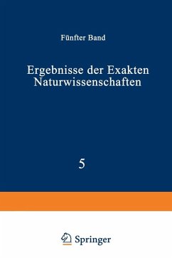 Cover Ergebnisse der Exakten Naturwissenschaften (eBook, PDF)
