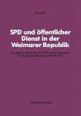 SPD und öffentlicher Dienst in der Weimarer Republik (eBook, PDF)