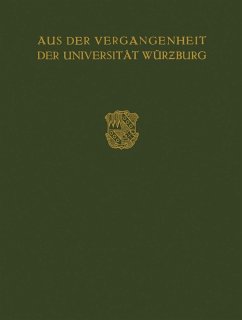 Cover Aus der Vergangenheit der Universität Würzburg (eBook, PDF)
