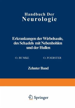 Erkrankungen der Wirbelsäule des Schädels mit Nebenhöhlen und der Hüllen (eBook, PDF) - Antoni, N.; Brunner, H.; Ehrenberg, L.; Hirsch, O.; Lange, M.; Pette, H.; Schulze, W.