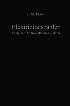 Elektrizitätszähler. Tarifgeräte, Meßwandler, Schaltuhren (eBook, PDF) - Pflier, M. P.