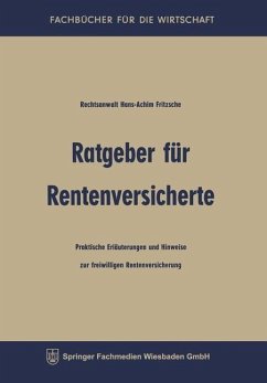 Ratgeber für Rentenversicherte (eBook, PDF) - Fritzsche, Hans-Achim