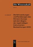 Die Schwankungen und Pendelungen des Klimas in Europa seit dem Beginn der regelmässigen Instrumenten-Beobachtungen (1670) (eBook, PDF)