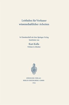 Cover Leitfaden für Verfasser wissenschaftlicher Arbeiten (eBook, PDF)
