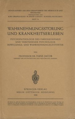 Wahrnehmungsstörung und Krankheitserleben (eBook, PDF) - Jacob, H.