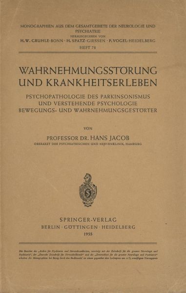 Wahrnehmungsstörung und Krankheitserleben (eBook, PDF)