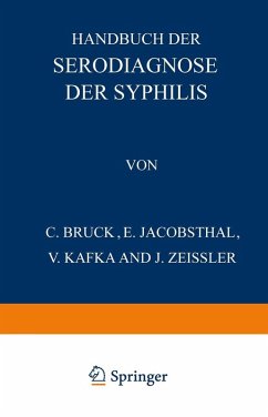 Handbuch der Serodiagnose der Syphilis (eBook, PDF) Cover Handbuch der Serodiagnose der Syphilis (eBook, PDF)
