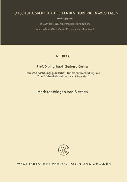 Hochkantbiegen von Blechen (eBook, PDF)