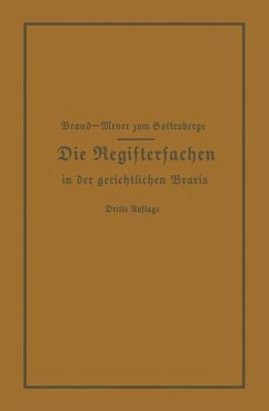 Cover Die Registersachen Handelsregister Genossenschafts-, Vereins-, Güterrechts-, Muster-, Schiffs- und Schiffsbauwerks-Register in der gerichtlichen Praxis (eBook, PDF)