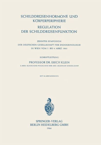 Schilddrüsenhormone und Körperperipherie. Regulation der Schilddrüsenfunktion (eBook, PDF)