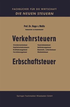Verkehrsteuern (eBook, PDF) - Wallis, Hugo von