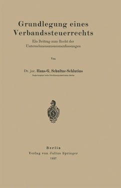 Cover Grundlegung eines Verbandssteuerrechts (eBook, PDF)