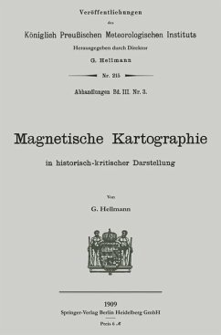 Cover Magnetische Kartographie in historisch-kritischer Darstellung (eBook, PDF)