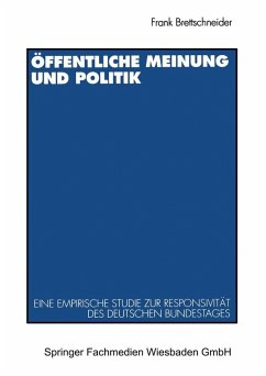 Öffentliche Meinung und Politik (eBook, PDF) - Brettschneider, Frank