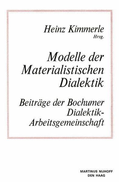 Modelle der Materialistischen Dialektik (eBook, PDF)