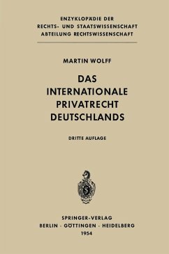 Das Internationale Privatrecht Deutschlands (eBook, PDF) - Wolff, Martin