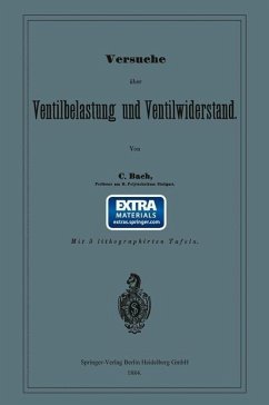 Cover Versuche über Ventilbelastung und Ventilwiderstand (eBook, PDF)