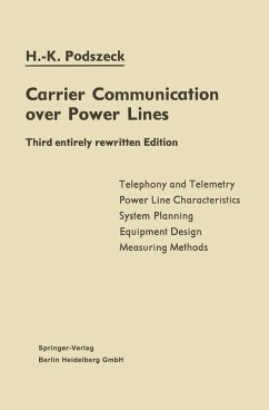 Carrier Communication over Power Lines (eBook, PDF) - Podszeck, Heinrich-Karl