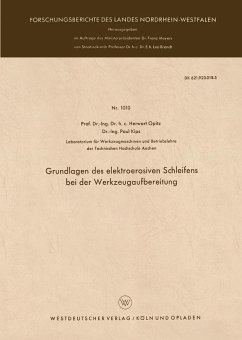 Cover Grundlagen des elektroerosiven Schleifens bei der Werkzeugaufbereitung (eBook, PDF)