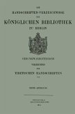 Verzeichnis der Tibetischen Handschriften der Königlichen Bibliothek zu Berlin (eBook, PDF)