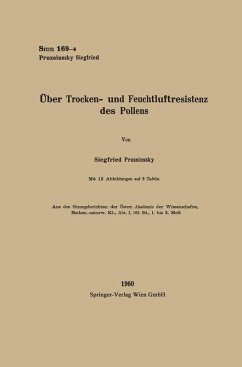 Über Trocken- und Feuchtluftresistenz des Pollens (eBook, PDF) - Pruzsinszky, Siegfried