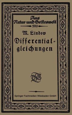 Cover Differentialgleichungen unter Berücksichtigung der praktischen Anwendung in der Technik mit zahlreichen Beispielen und Aufgaben versehen (eBook, PDF)