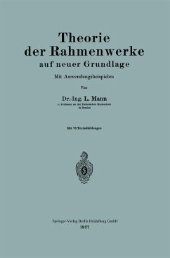 Theorie der Rahmenwerke auf neuer Grundlage (eBook, PDF) - Mann, L.