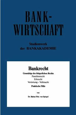 Bankrecht (eBook, PDF) - Spiegel, Raban von