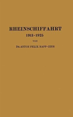 Rheinschiffahrt 1913-1925 (eBook, PDF) - Napp-Zinn, Anton Felix