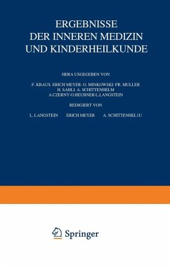 Cover Ergebnisse der inneren Medizin und Kinderheilkunde (eBook, PDF)