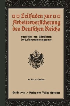 Cover Leitfaden zur Arbeiterversicherung des Deutschen Reichs (eBook, PDF)