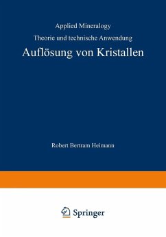 Auflösung von Kristallen (eBook, PDF) - Heimann, R. B.