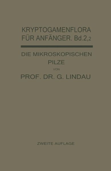 Die mikroskopischen Pilze (eBook, PDF)