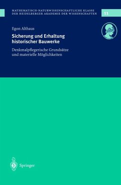 Sicherung und Erhaltung historischer Bauwerke (eBook, PDF) - Althaus, E.