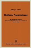 Nichtlineare Programmplanung (eBook, PDF)