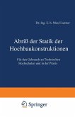 Abriß der Statik der Hochbaukonstruktionen (eBook, PDF)