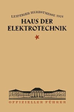 Haus der Elektrotechnik (eBook, PDF) - Verlagsbuchhandlung Julius Springer