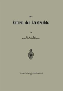 Die Reform des Strafrechts (eBook, PDF) Cover Die Reform des Strafrechts (eBook, PDF)