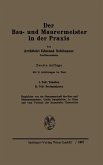 Der Bau- und Maurermeister in der Praxis (eBook, PDF) Der Bau- und Maurermeister in der Praxis (eBook, PDF)