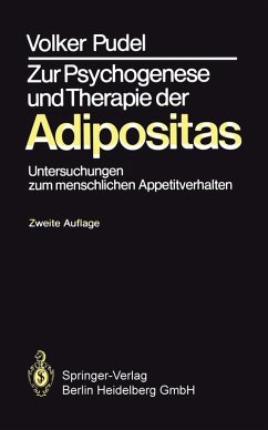 Zur Psychogenese und Therapie der Adipositas (eBook, PDF) - Pudel, Volker