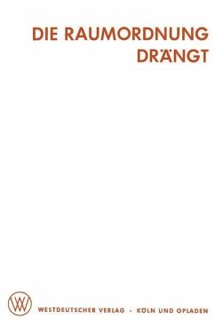 Cover Die Raumordnung Drängt (eBook, PDF)