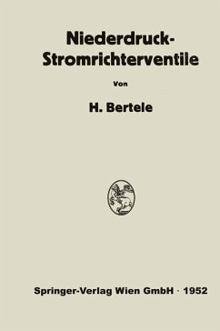 Niederdruck-Stromrichterventile (eBook, PDF) - Bertele, Hans Von