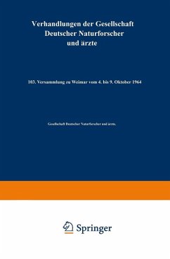 Verhandlungen der Gesellschaft Deutscher Naturforscher und Ärzte (eBook, PDF)