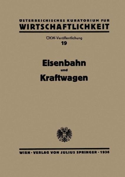 Eisenbahn und Kraftwagen (eBook, PDF) Eisenbahn und Kraftwagen (eBook, PDF)