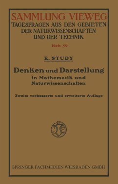 Cover Denken und Darstellung in Mathematik und Naturwissenschaften (eBook, PDF)