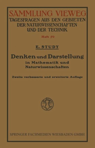 Denken und Darstellung in Mathematik und Naturwissenschaften (eBook, PDF) Denken und Darstellung in Mathematik und Naturwissenschaften (eBook, PDF)