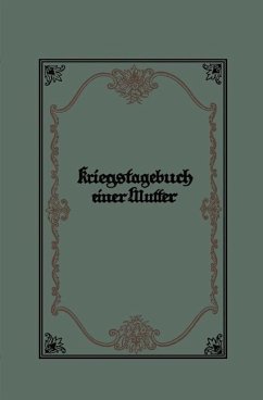 Kriegstagebuch einer Mutter (eBook, PDF) - Wehner, Marie