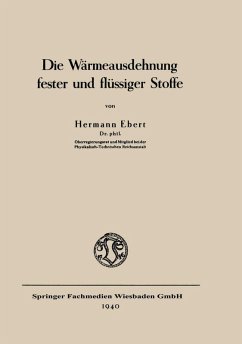 Die Wärmeausdehnung fester und flüssiger Stoffe (eBook, PDF) - Ebert, Hermann